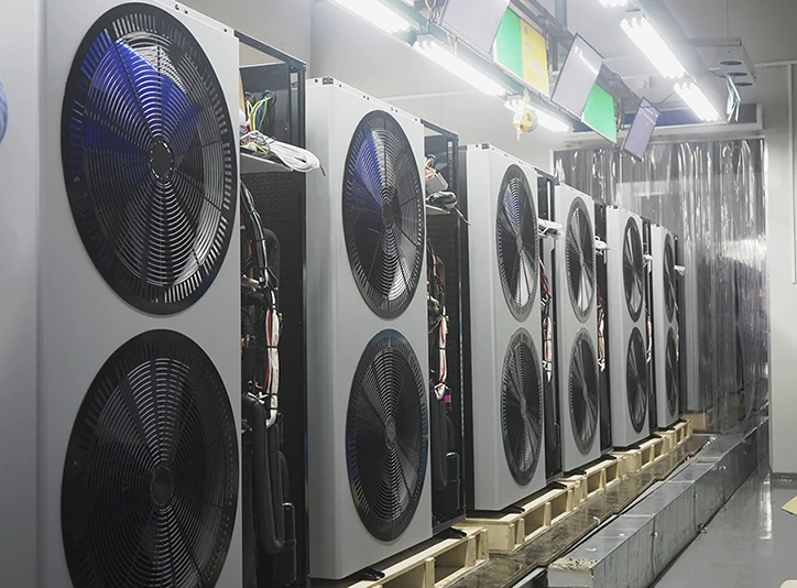 R32 EVI DC Inverter Teas Caidéal Cur Chun Cinn